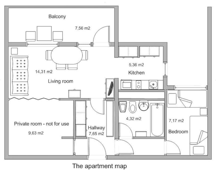 Eurit Apartment Shown In Detail Split Exteriör bild